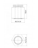 314 CC Kavanoz (314ml)